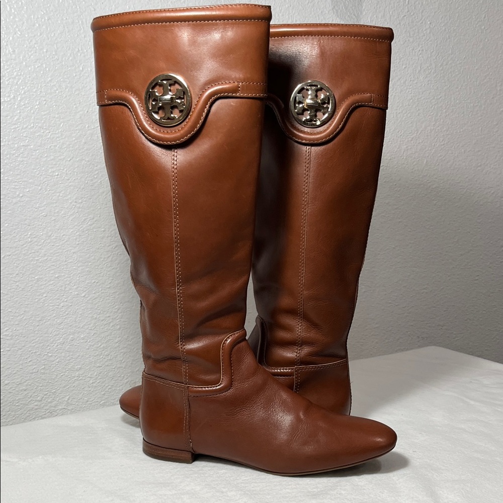 Tory Burch Brown Heeled Boots
